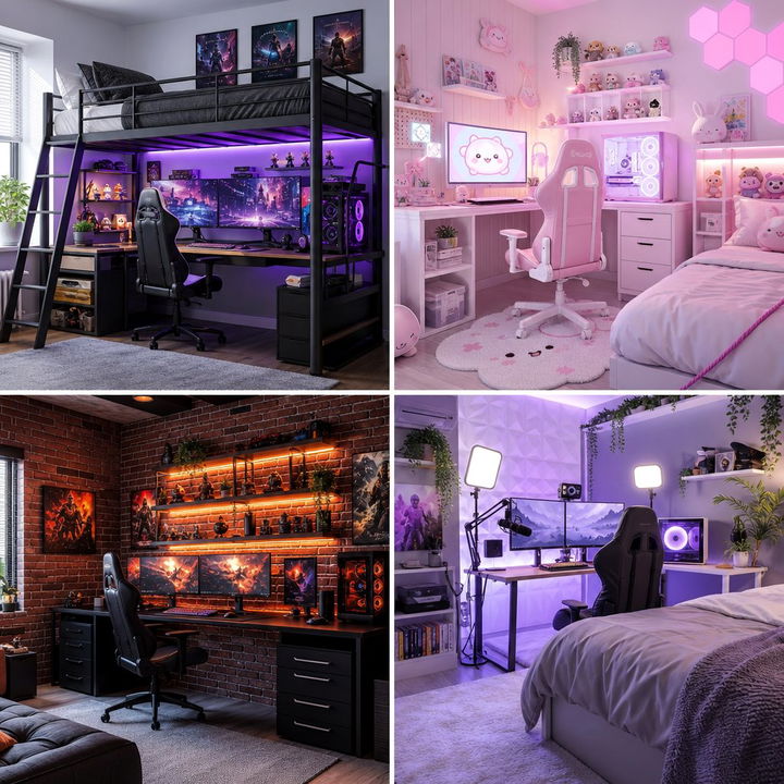 30 Pro Gamer Setup Bedroom Ideas for the Ultimate Station
