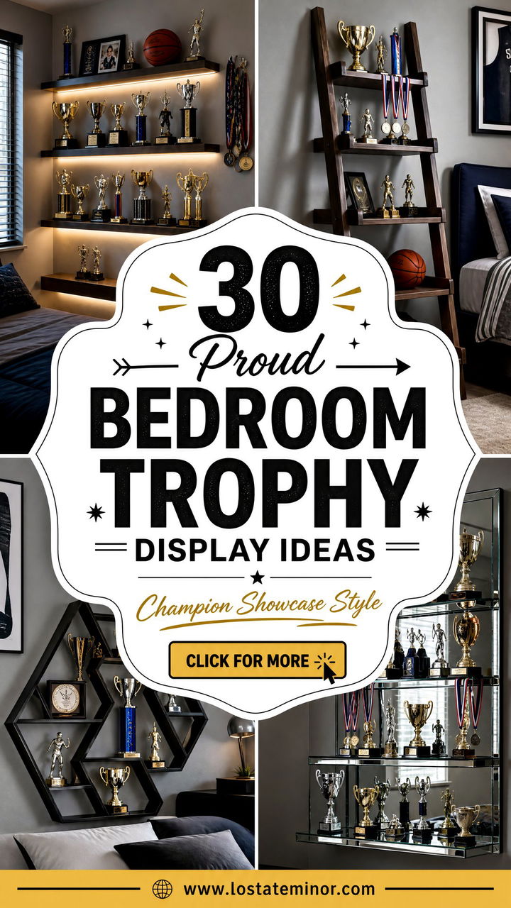 30 Proud Bedroom Trophy Display Ideas for Every Champion - 30 Proud Bedroom Trophy Display Ideas for Every Champion