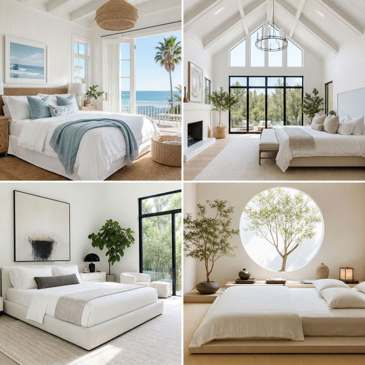 30 Pure White Bedroom Ideas for a Clean Minimalist Look