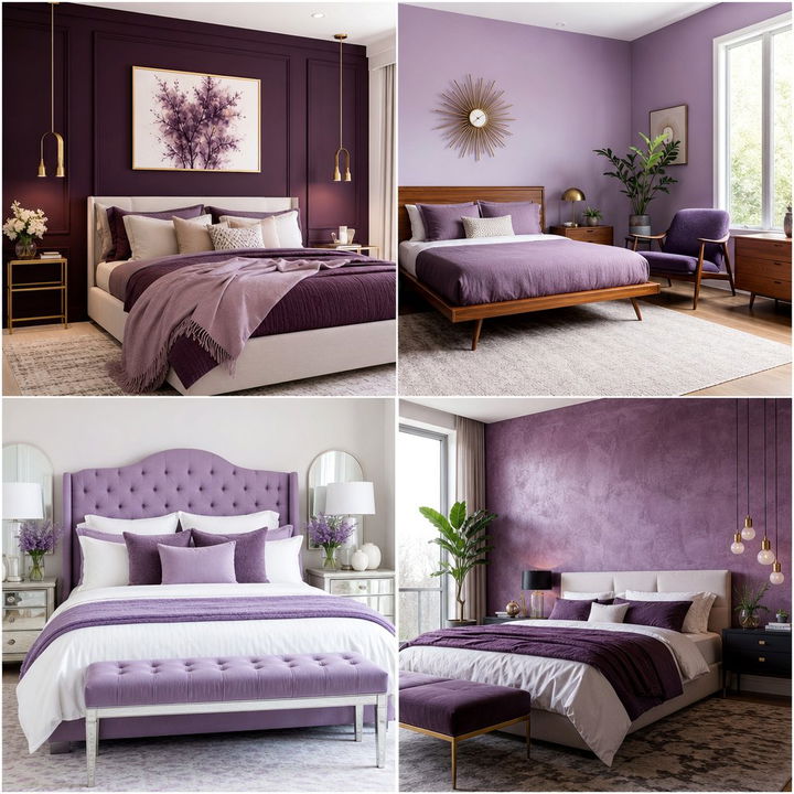 30 Purple and White Bedroom Ideas for an Elegant Refresh
