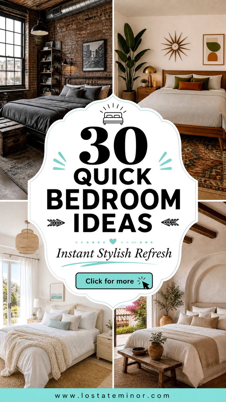 30 Quick Bedroom Ideas for an Instant and Stylish Refresh - 30 Quick Bedroom Ideas for an Instant and Stylish Refresh