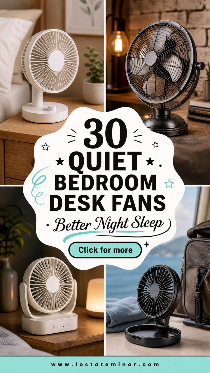 30 Quiet Bedroom Desk Fans for a Better Nights Sleep - 30 Quiet Bedroom Desk Fans for a Better Night’s Sleep