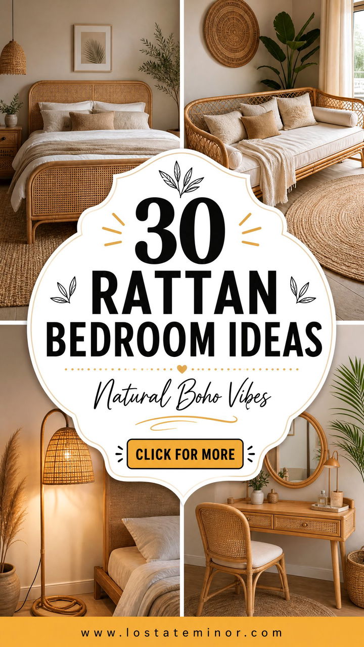 30 Rattan Bedroom Ideas for a Natural and Boho Aesthetic - 30 Rattan Bedroom Ideas for a Natural and Boho Aesthetic
