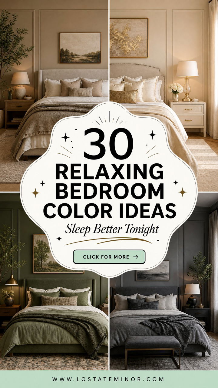 30 Relaxing Bedroom Color Ideas for a Better Nights Sleep - 30 Relaxing Bedroom Color Ideas for a Better Night’s Sleep