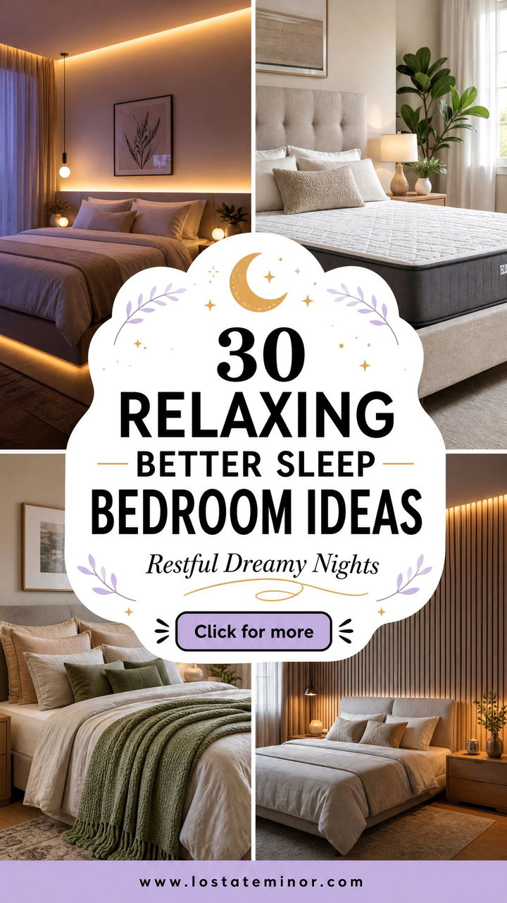 30 Relaxing Better Sleep Bedroom Ideas for Your Best Rest - 30 Relaxing Better Sleep Bedroom Ideas for Your Best Rest