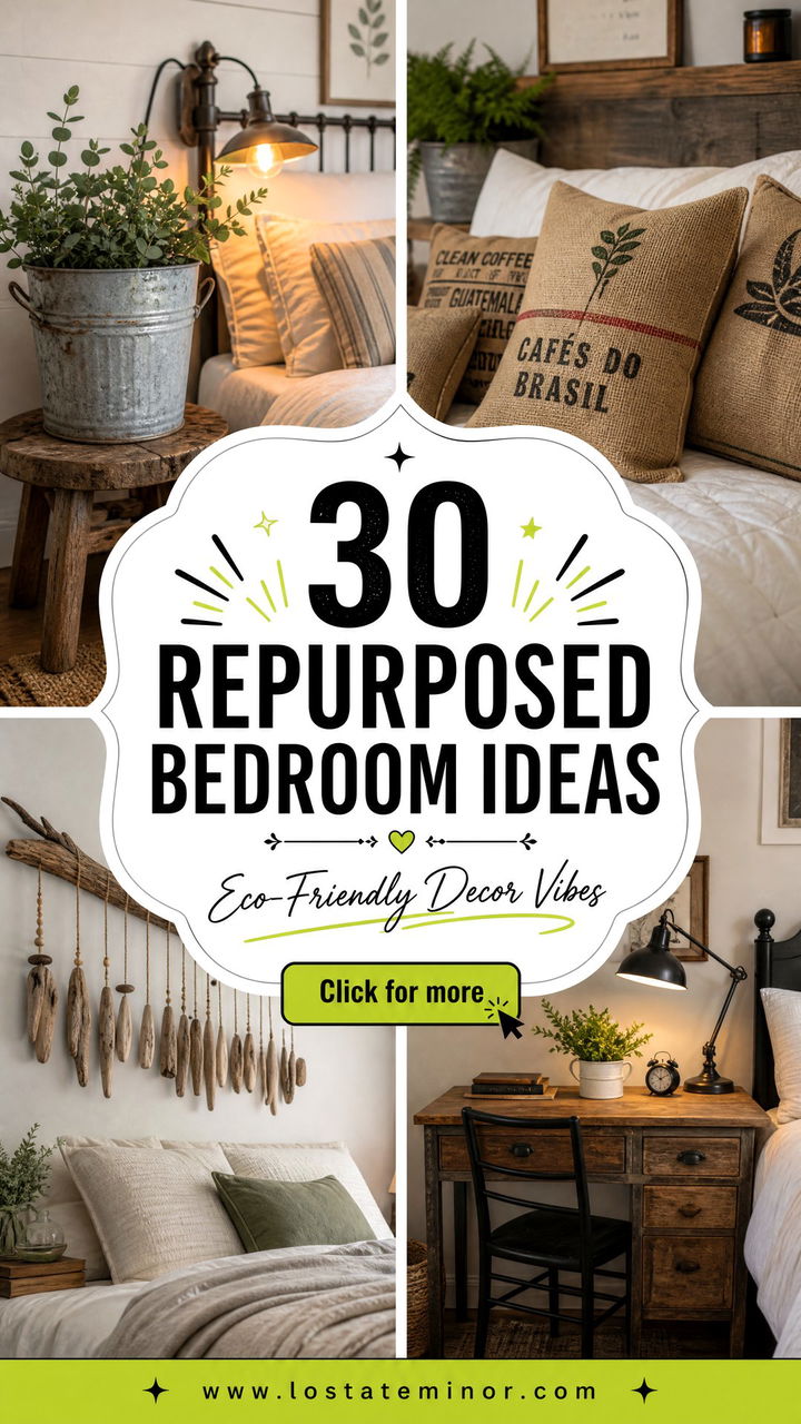 30 Repurposed Bedroom Ideas for Eco-Friendly Decor - 30 Repurposed Bedroom Ideas for Eco-Friendly Decor