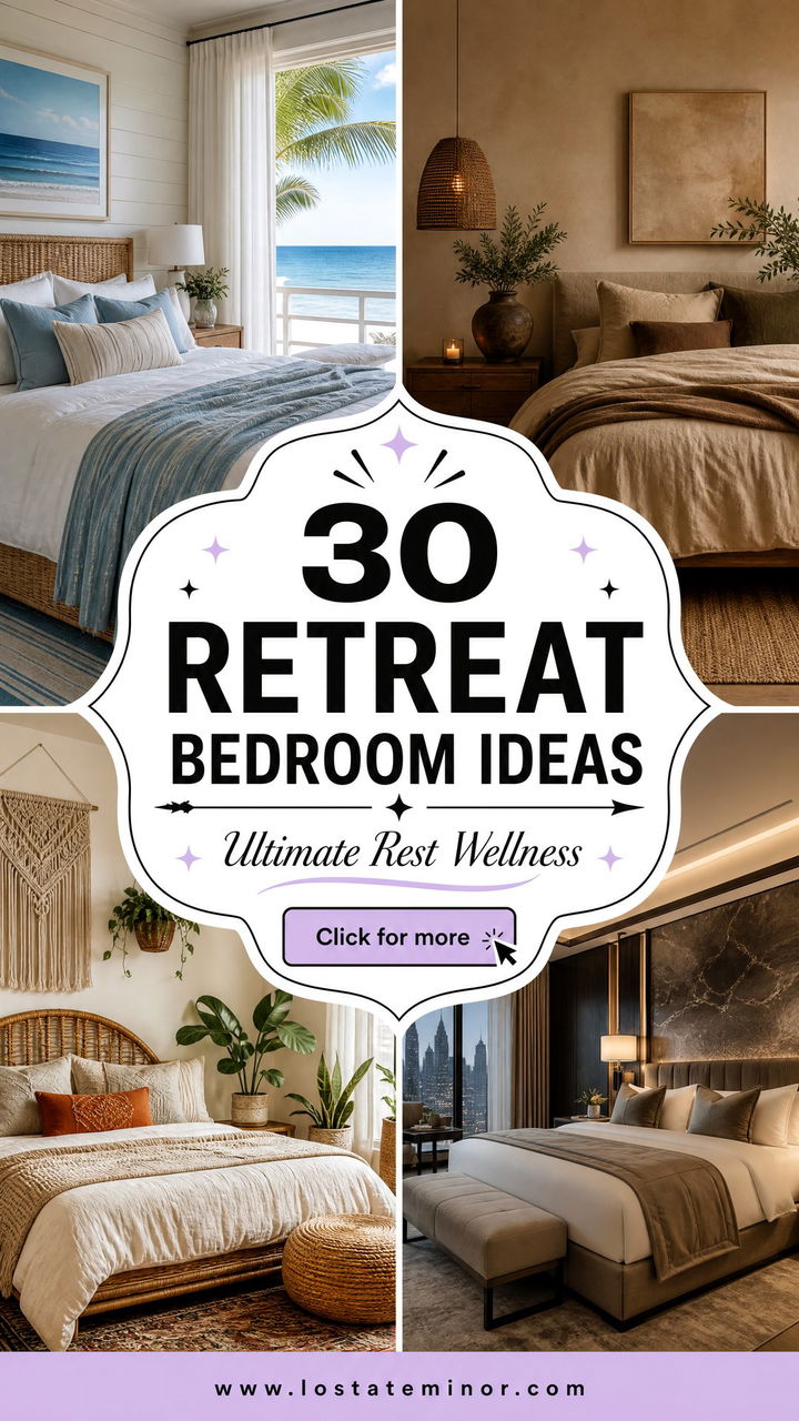 30 Retreat Bedroom Ideas for Ultimate Rest and Wellness - 30 Retreat Bedroom Ideas for Ultimate Rest and Wellness