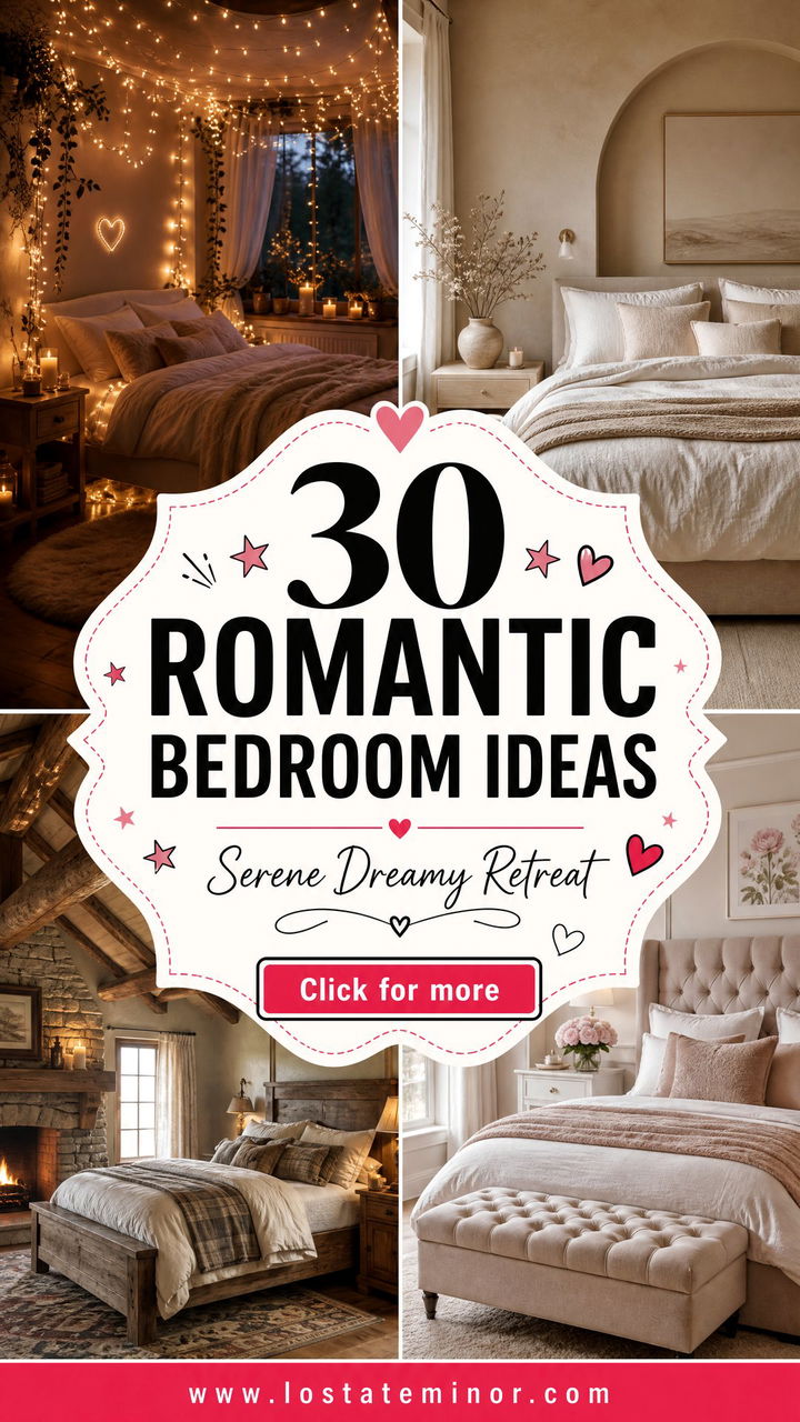 30 Romantic Bedroom Ideas to Create a Serene Retreat - 30 Romantic Bedroom Ideas to Create a Serene Retreat