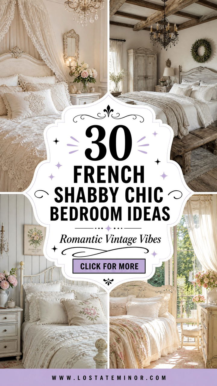 30 Romantic French Shabby Chic Bedroom Ideas to Inspire You - 30 Romantic French Shabby Chic Bedroom Ideas to Inspire You