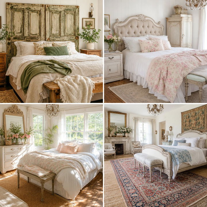 30 Romantic French Shabby Chic Bedroom Ideas to Inspire You