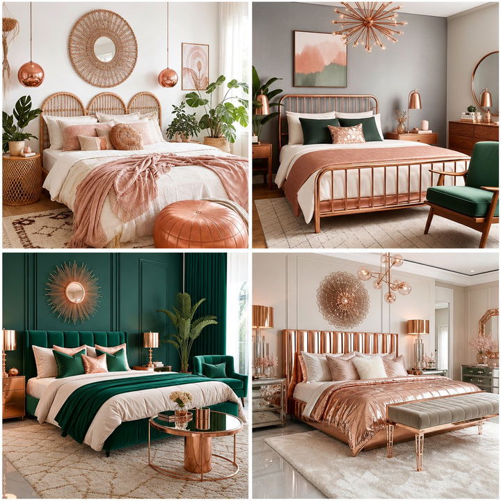 30 Rose Gold Bedroom Ideas for a Chic and Glam Look