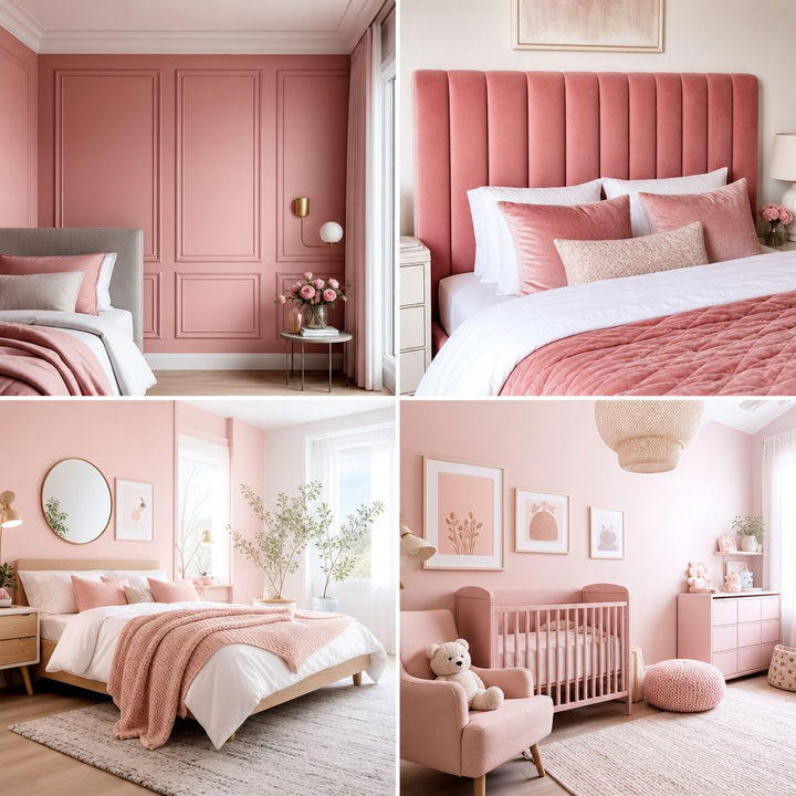 30 Rose Pink Bedroom Ideas for a Soft and Cozy Room