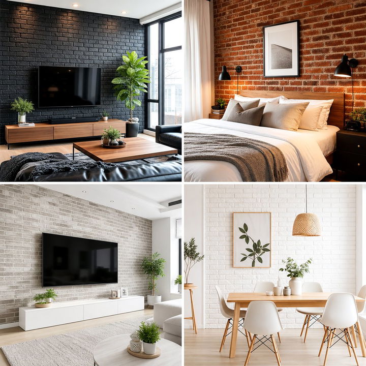30 Rustic Bedroom Brick Wall Ideas for a Perfect Industrial Style