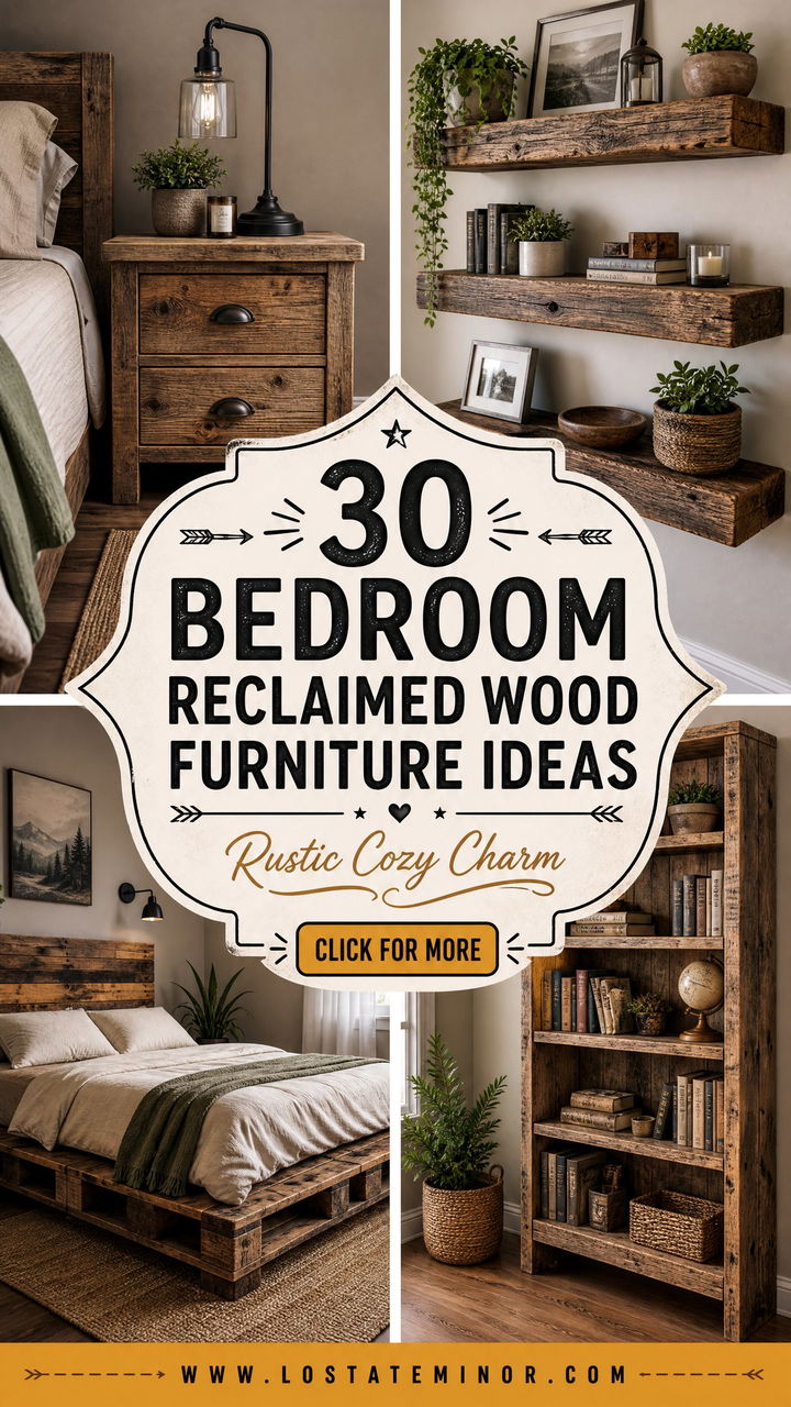 30 Rustic Bedroom Reclaimed Wood Furniture Ideas for Your Home - 30 Rustic Bedroom Reclaimed Wood Furniture Ideas for Your Home