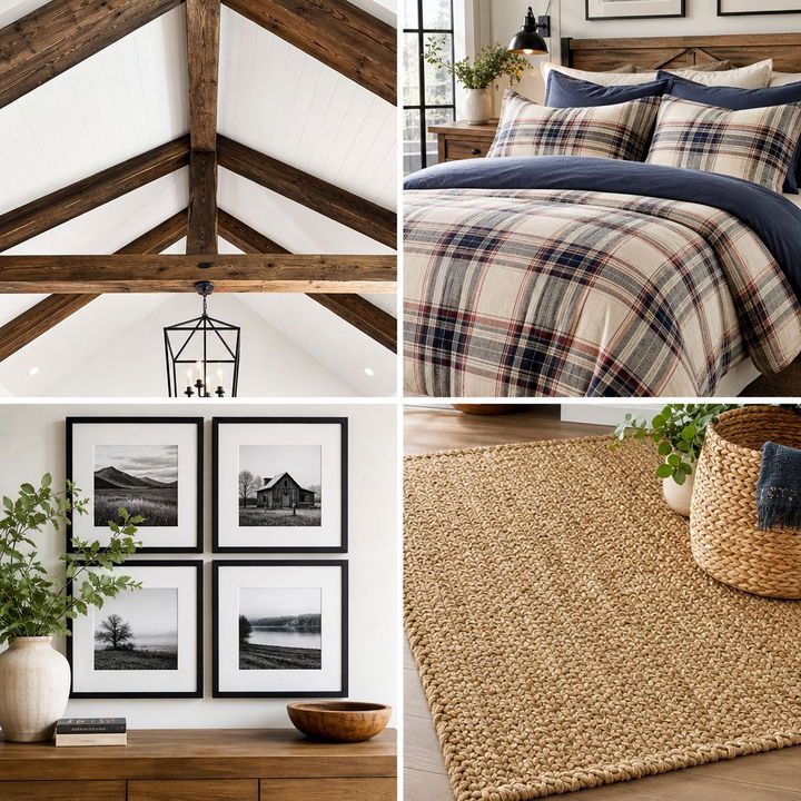 30 Rustic Black Bedroom Ideas for Edgy Country Style