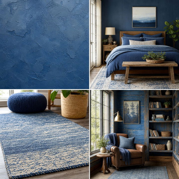 30 Rustic Blue Bedroom Ideas for a Serene Farmhouse