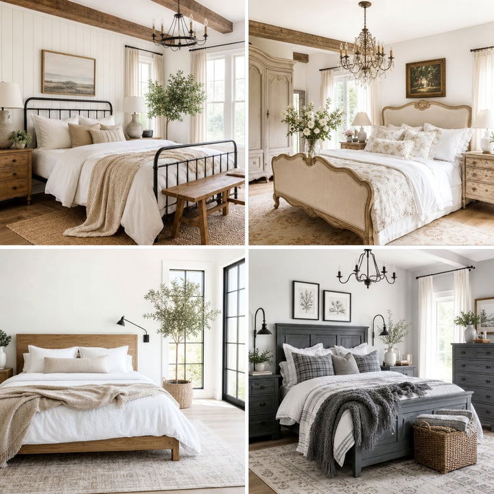 30 Rustic Farmhouse Bedroom Ideas for a Cozy Home