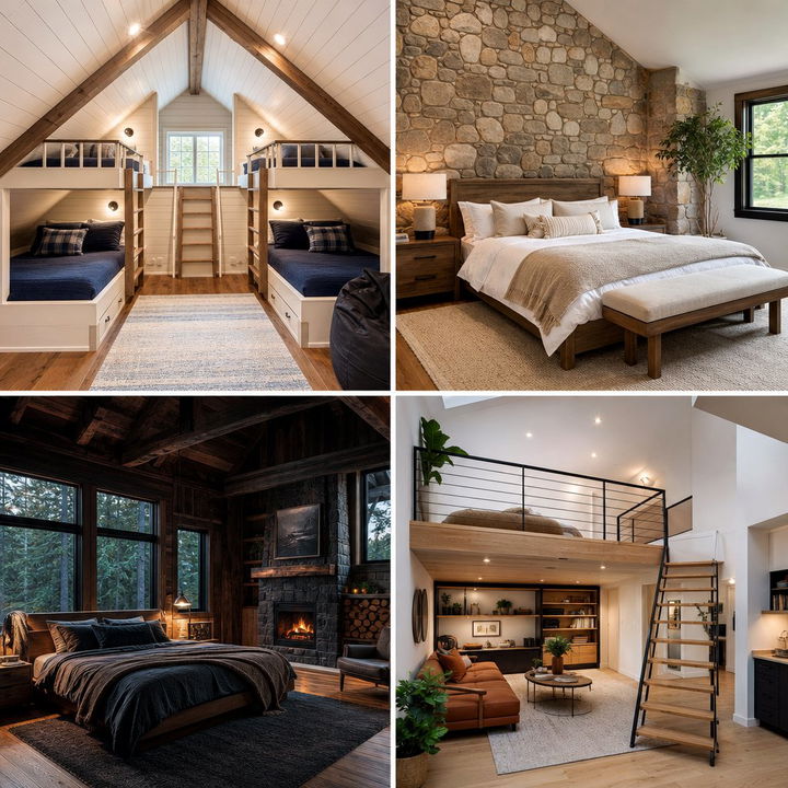 30 Rustic Lake House Bedroom Ideas for Coastal Vibes