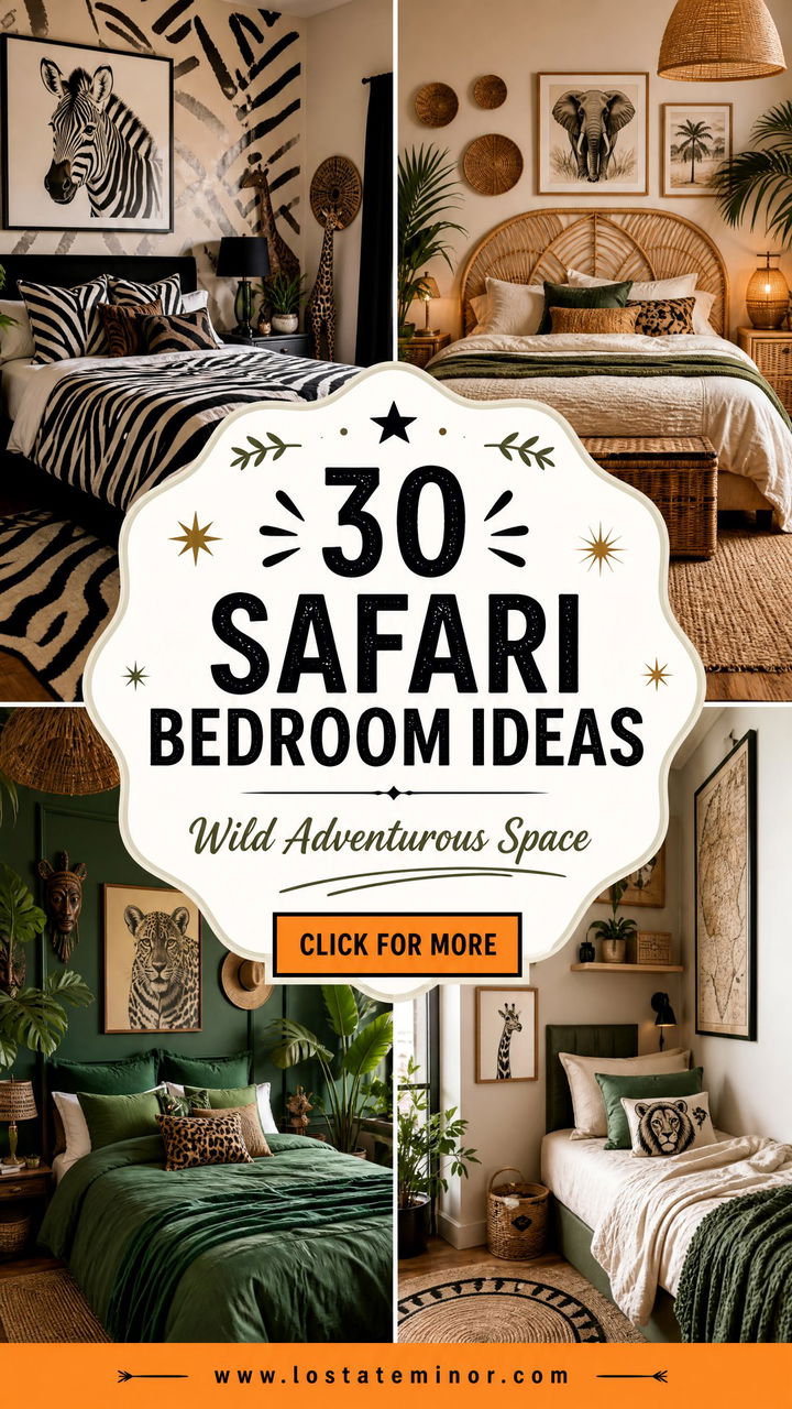 30 Safari Bedroom Ideas for a Wild and Adventurous Space - 30 Safari Bedroom Ideas for a Wild and Adventurous Space