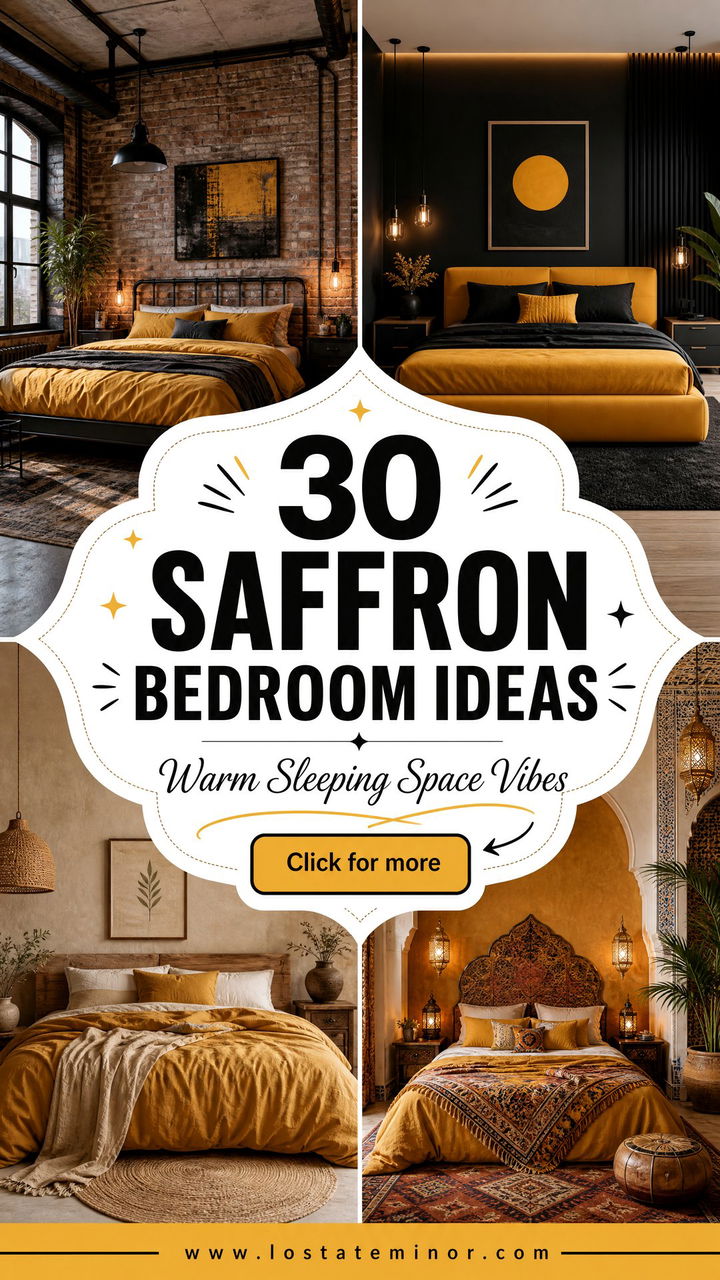 30 Saffron Bedroom Ideas to Warm Up Your Sleeping Space - 30 Saffron Bedroom Ideas to Warm Up Your Sleeping Space