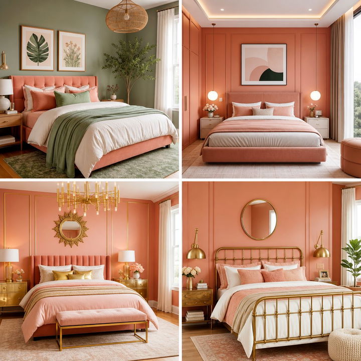 30 Salmon Pink Bedroom Ideas for a Soft and Chic Space