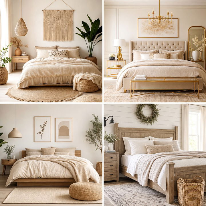 30 Sand Colored Bedroom Ideas for a Warm Coastal Feeling