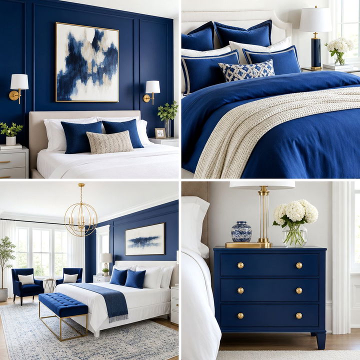 30 Sapphire Bedroom Ideas for a Luxurious and Bold Look