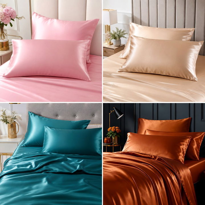 30 Satin Bedroom Ideas for a Smooth and Glamorous Feel