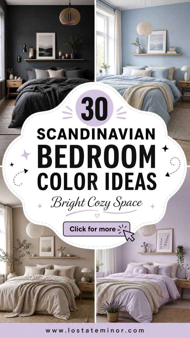 30 Scandinavian Bedroom Color Ideas for a Bright Space - 30 Scandinavian Bedroom Color Ideas for a Bright Space