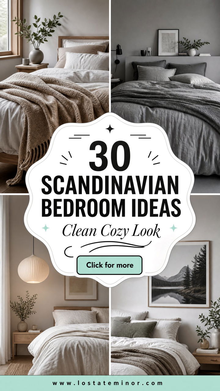 30 Scandinavian Bedroom Ideas for a Clean and Cozy Look - 30 Scandinavian Bedroom Ideas for a Clean and Cozy Look