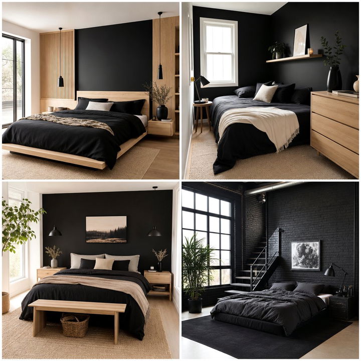 30 Scandinavian Black Bedroom Ideas for a Moody Aesthetic