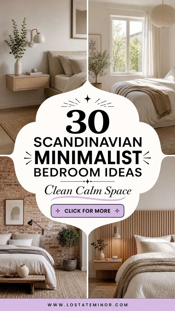 30 Scandinavian Minimalist Bedroom Ideas for a Clean Space - 30 Scandinavian Minimalist Bedroom Ideas for a Clean Space
