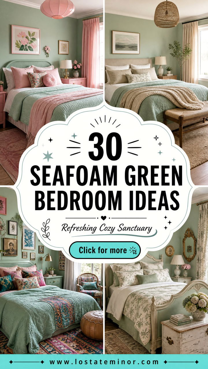 30 Seafoam Green Bedroom Ideas for a Refreshing Sanctuary - 30 Seafoam Green Bedroom Ideas for a Refreshing Sanctuary
