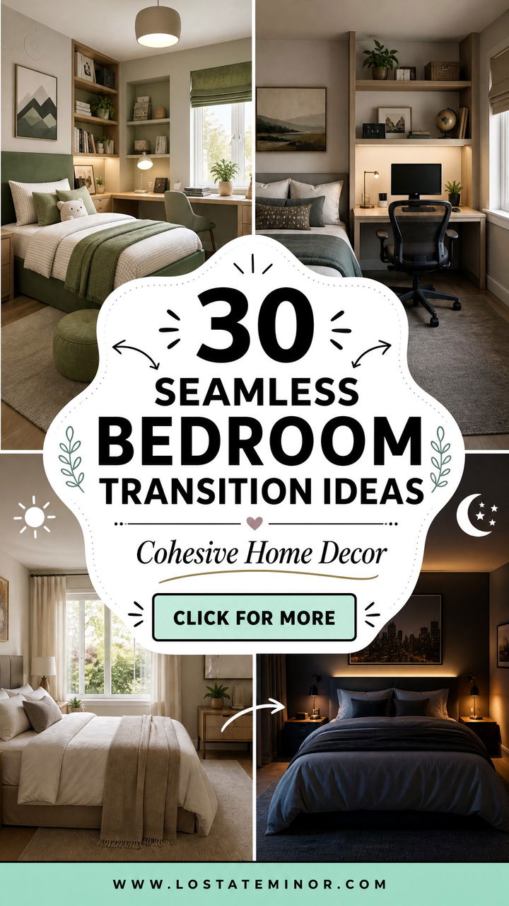 30 Seamless Bedroom Transition Ideas for Cohesive Home Decor - 30 Seamless Bedroom Transition Ideas for Cohesive Home Decor