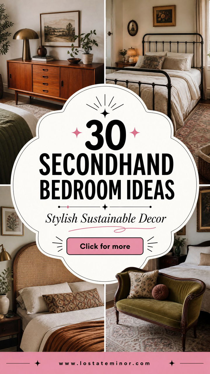 30 Secondhand Bedroom Ideas for Stylish Sustainable Decor - 30 Secondhand Bedroom Ideas for Stylish Sustainable Decor