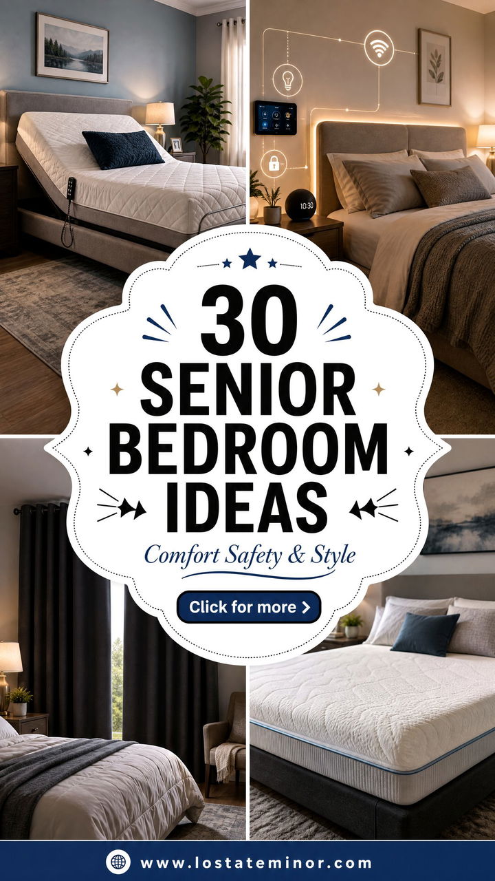 30 Senior Bedroom Ideas for Comfort Safety and Style - 30 Senior Bedroom Ideas for Comfort, Safety, and Style