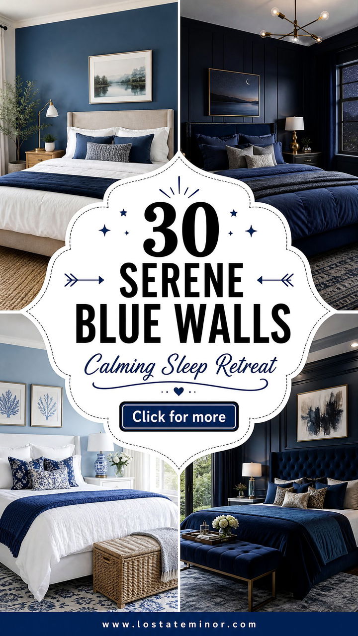 30 Serene Bedroom Blue Walls for a Calming Sleep Retreat - 30 Serene Bedroom Blue Walls for a Calming Sleep Retreat