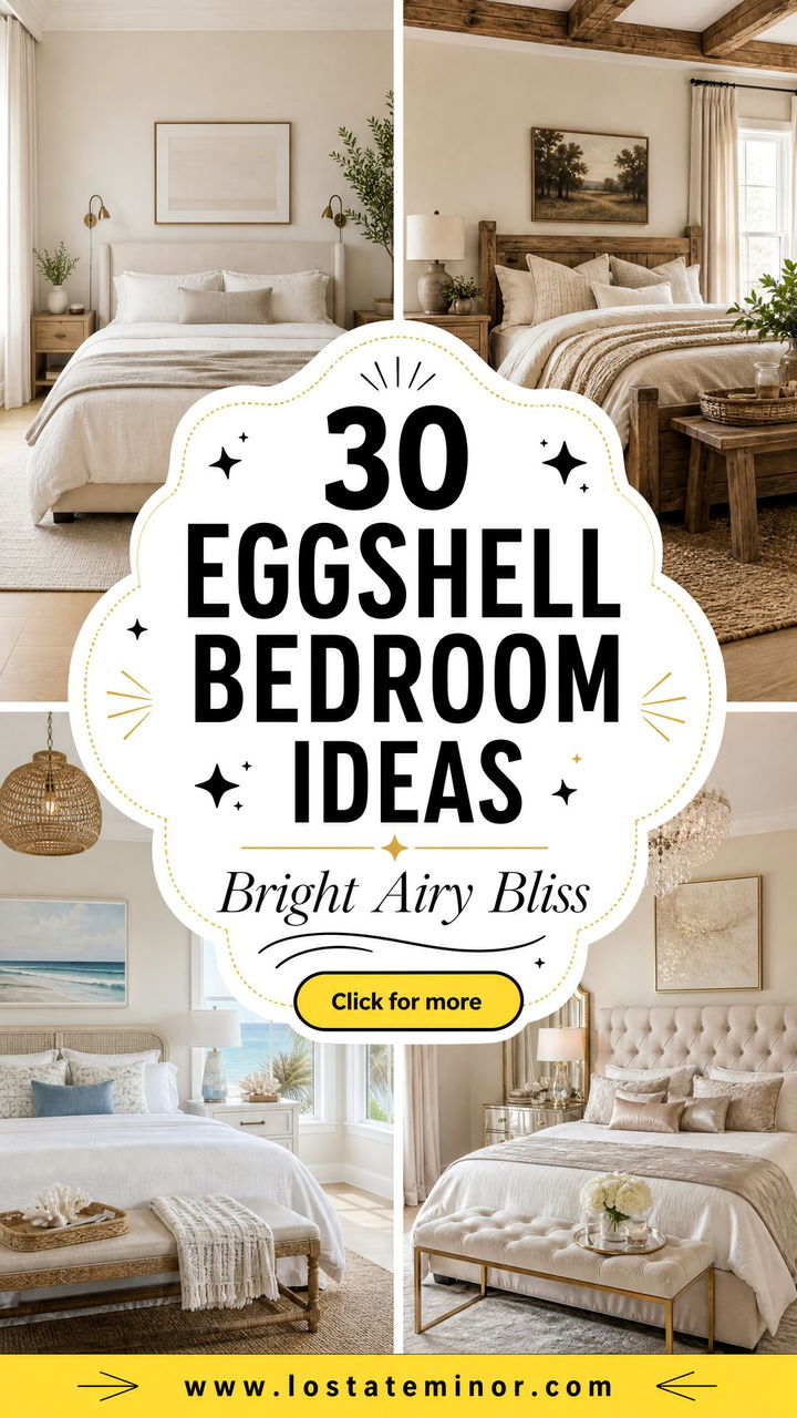 30 Serene Eggshell Bedroom Ideas for a Bright and Airy Space - 30 Serene Eggshell Bedroom Ideas for a Bright and Airy Space