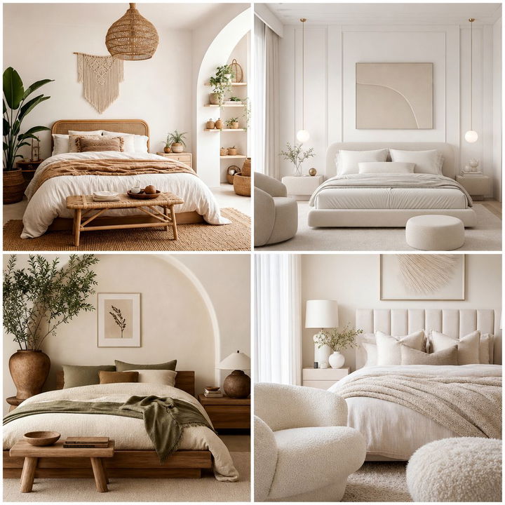 30 Serene Eggshell Bedroom Ideas for a Bright and Airy Space