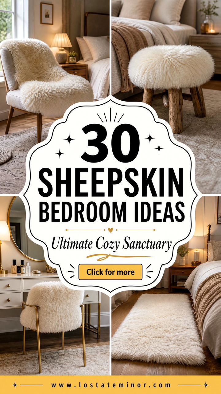 30 Sheepskin Bedroom Ideas for the Ultimate Cozy Sanctuary - 30 Sheepskin Bedroom Ideas for the Ultimate Cozy Sanctuary