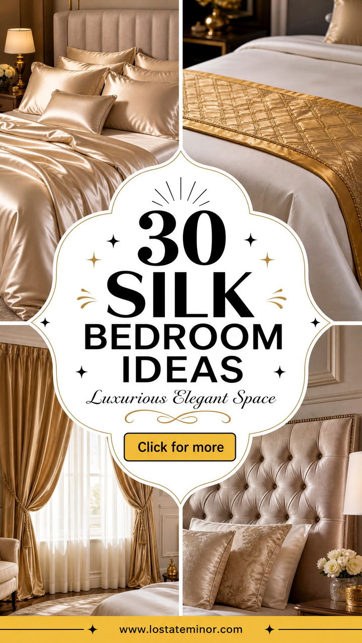 30 Silk Bedroom Ideas for a Luxurious and Elegant Space - 30 Silk Bedroom Ideas for a Luxurious and Elegant Space