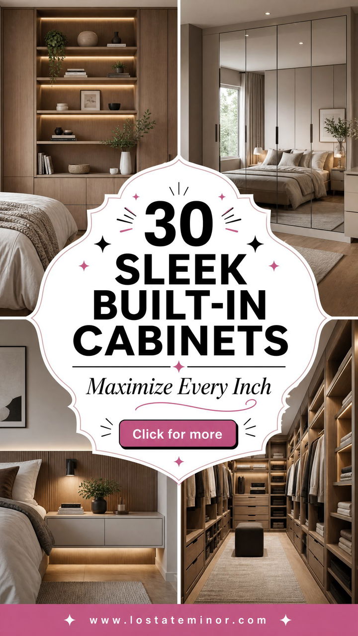 30 Sleek Bedroom Built-in Cabinets to Maximize Your Storage - 30 Sleek Bedroom Built-in Cabinets to Maximize Your Storage