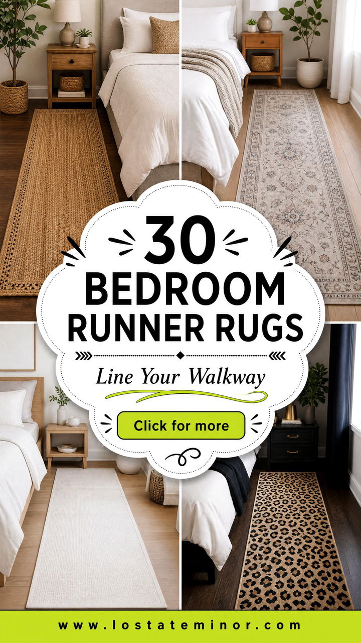 30 Sleek Bedroom Runner Rugs to Line Your Bed or Walkway - 30 Sleek Bedroom Runner Rugs to Line Your Bed or Walkway
