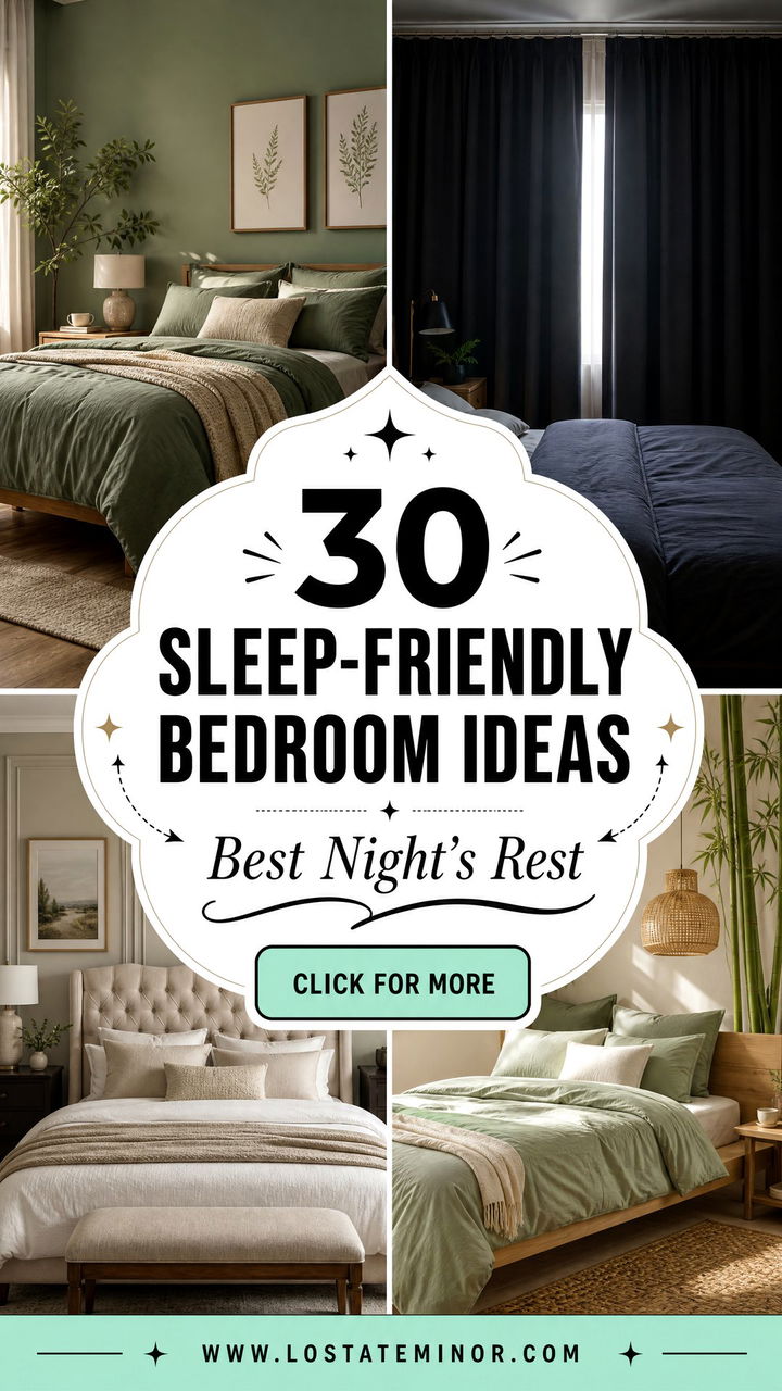 30 Sleep-Friendly Bedroom Ideas for Your Best Nights Rest - 30 Sleep-Friendly Bedroom Ideas for Your Best Night’s Rest