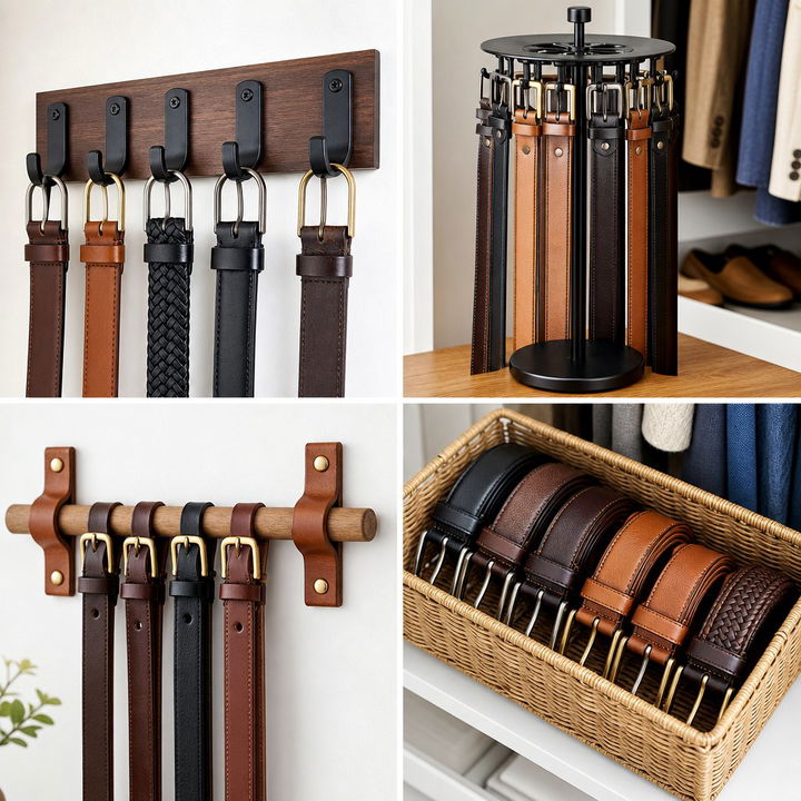 30 Smart Bedroom Belt Organizers for a Clutter-Free Closet