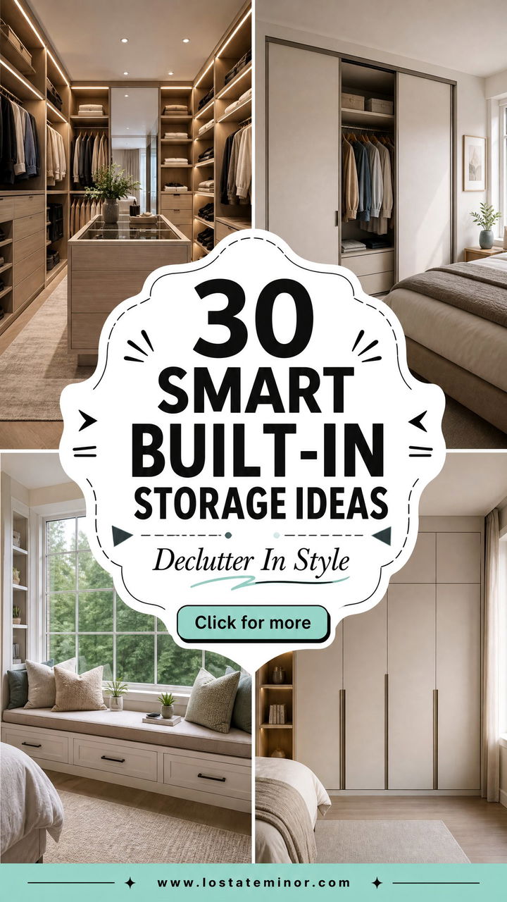 30 Smart Bedroom Built-in Storage Ideas to Help You Declutter - 30 Smart Bedroom Built-in Storage Ideas to Help You Declutter