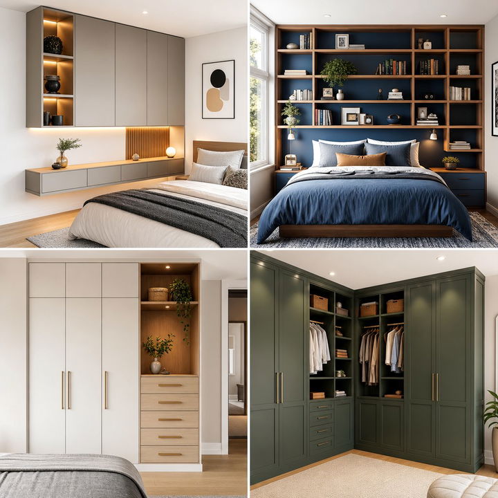 30 Smart Bedroom Built-in Storage Ideas to Help You Declutter