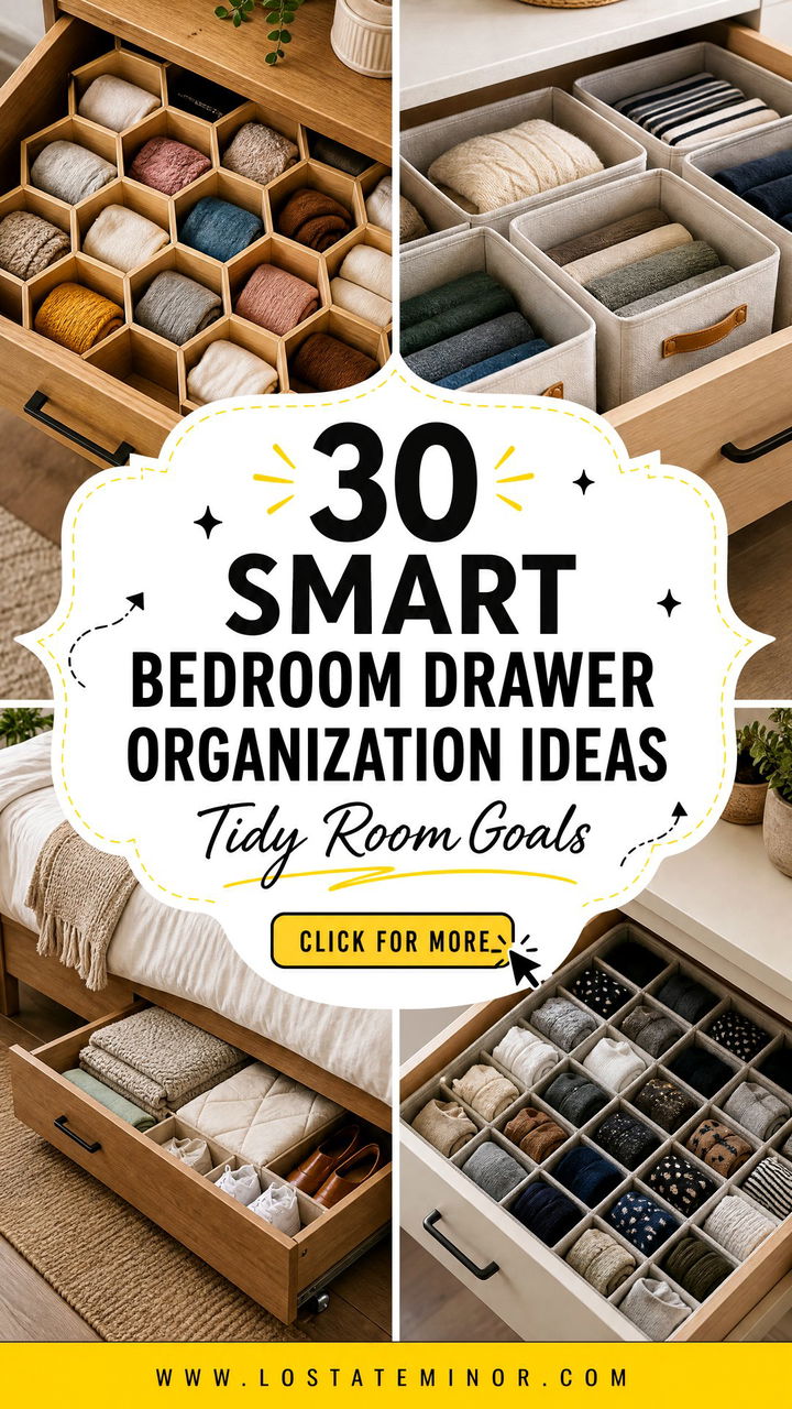 30 Smart Bedroom Drawer Organization Ideas for a Tidy Room - 30 Smart Bedroom Drawer Organization Ideas for a Tidy Room