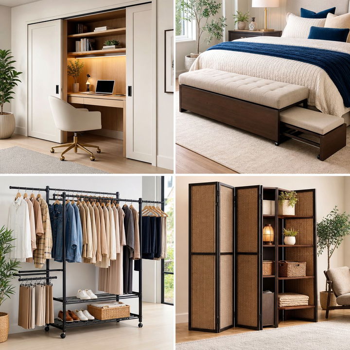 30 Smart Bedroom Extendable Furniture Ideas for Small Spaces