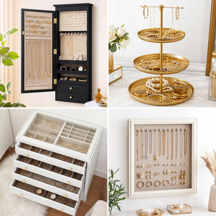 30 Smart Bedroom Jewelry Storage Ideas to Stay Organized